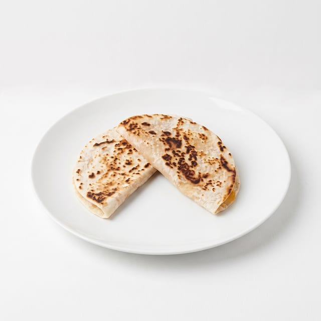 Kids Cheese Quesadilla And Rice.