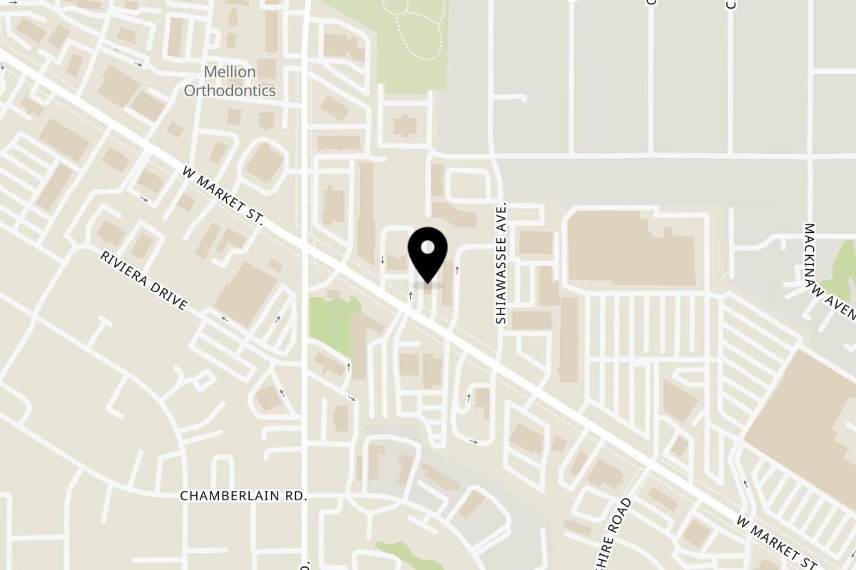 Map showing the location of Casa Del Rio on 2927 W Market St in Fairlawn